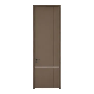 As portas interiores pretas podem ser usadas em um corredor?